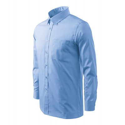 Pánska košeľa STYLE LS 209, nebeská modrá